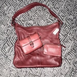 RARE 3-Piece Vintage Coach Legacy Ergo Set - Mahogany #9188